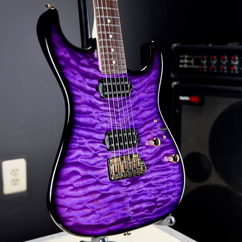 Suhr Standard Trans Purple Thin Burst image 1