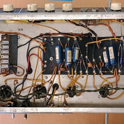 1964 Fender Bassman 6G6-B/C Blonde amp head image 13