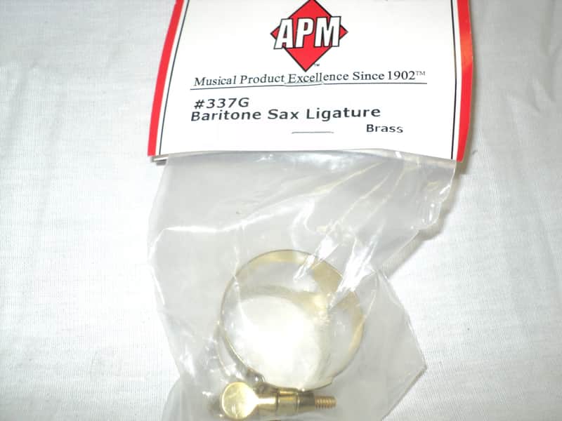American Plating 337G Baritone Sax Ligature image 1