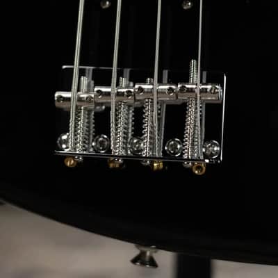Fender Vintera III Early '70s Jazz Bass Guitar - Black with Gig Bag image 10