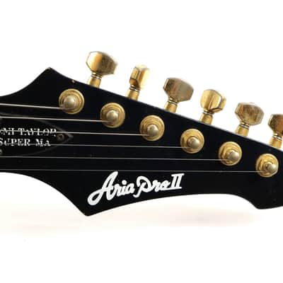 1980's Aria Pro II MA-800 Gemi Taylor Super MA Metallic Blue Electric Guitar Matsumoku Japan Rare! image 8