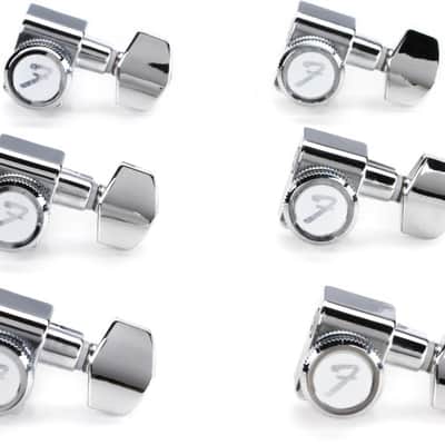 Fender Stratocaster/Telecaster Locking Tuning Machine Set - Chrome image 1
