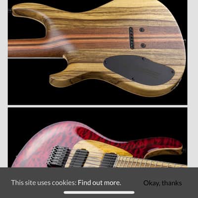 Mayones Masterbuild MBC Core Guard 7 String 2018 Gloss Top Matte everything else image 13