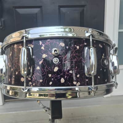 Slingerland Artist Model Snare Drum 1960s - Capri Pearl image 8