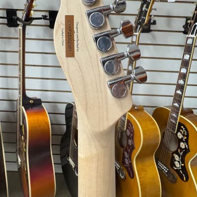 Squier Affinity Telecaster with Maple Fretboard, String Through Body - 3-Tone Sunburst - B Stock image 5