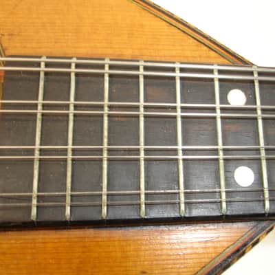 Vintage 1900's HA Weymann & Son Keystone State Melon Body Mandolin w/ Case image 22