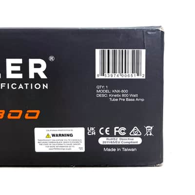 Genzler Amplification KINETIX 800-Watt Tube Pre Bass Amp Head KNX-800 image 5