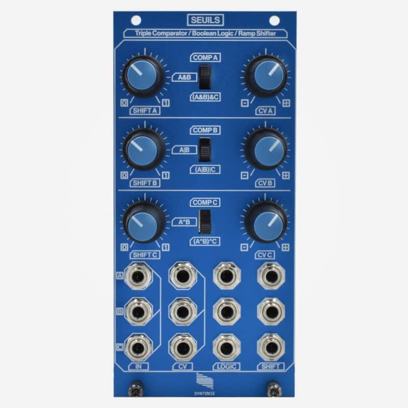 Syntonie SEUILS Triple Comparator/Key Generator and Ramp Shifting Eurorack Video Synthesis Module image 1