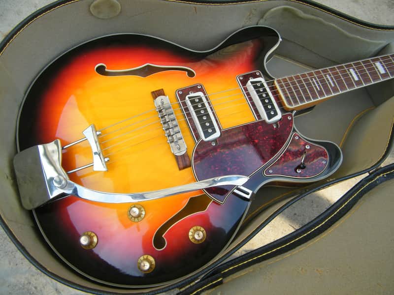 Bruno Conqueror Hollow-Body (ES-335-Matsumoku)-Collectors-Grade Flawless-1968 image 1