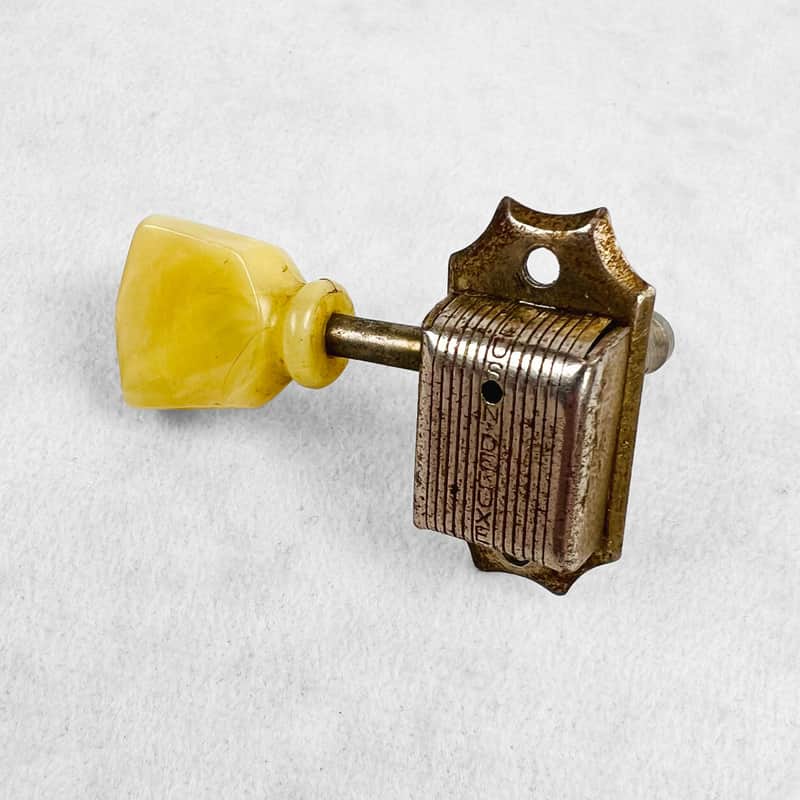 Kluson Deluxe Single Line Single Ring Treble Tuner - Nickel image 1