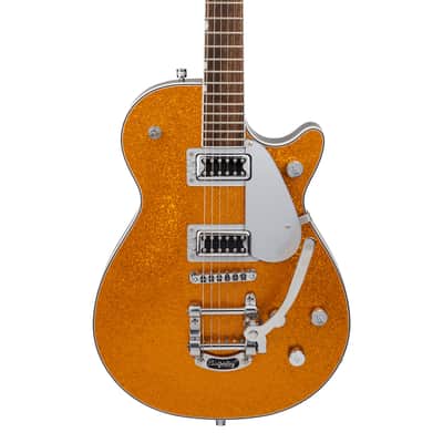 Gretsch G5230T Electromatic Sparkle Jet FT Single-Cut with Bigsby - Laurel Fingerboard, Gold Sparkle image 1