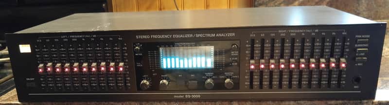 BSR EQ-3000 10-band Stereo Equalizer and Spectrum Analyzer image 1