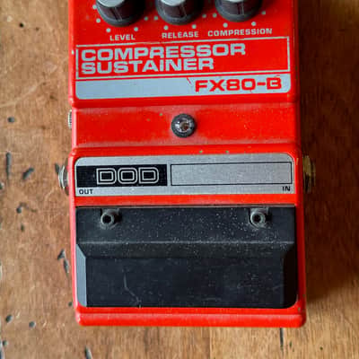DOD Compressor Sustainer FX80B 1985 - 1996 - Red image 1