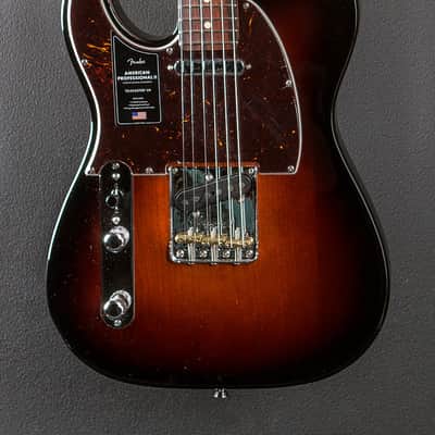 Fender American Professional II Telecaster Left Hand - 3 Color Sunburst w/Rosewood image 2
