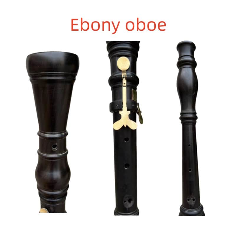 Professional German Baroque style Oboe A-415HZ, Hard Ebonywood oboe image 1