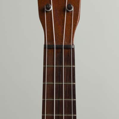C. F. Martin Style 1-C Concert Ukulele (1926), black tolex hard shell case. image 5