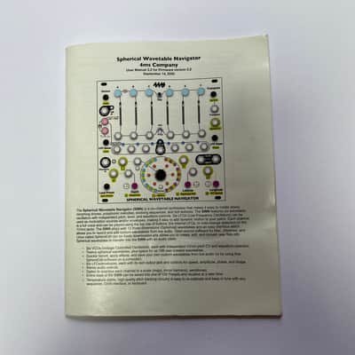 4ms Spherical Wavetable Navigator Eurorack Oscillator Module (SWN) image 6