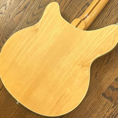 RARE! 1974 Rickenbacker 360/12 - Mapleglo (TIME CAPSULE CLEAN) w/ OHSC image 13