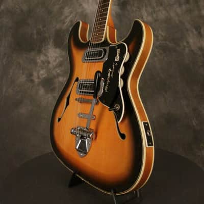 Immagine Ampeg/Burns TR2 solid carved top/back 1963-64 Sunburst - 5