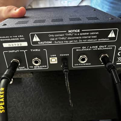 Suhr Reactive Load IR 8 Ohm DI Box with Impulse Responses 2019 - Present - Black image 5