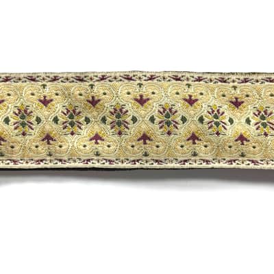 Souldier Guitar Strap (soldier) Persian Gold Handmade - Fabric image 3