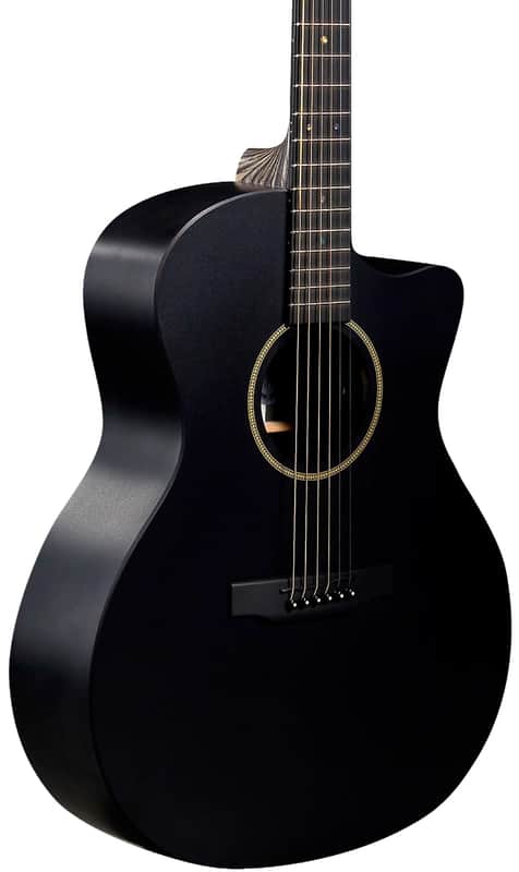 Martin GPC-X1E Grand Performance Acoustic Electric Guitar. HPL Black/Black w/SS image 1