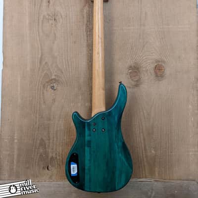 Jay Turser P/J Passive Electric Bass Aqua Used image 5