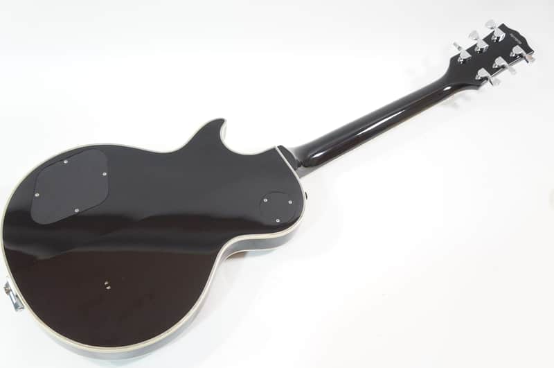 Burny BLC-85 Bigsby Tremolo Semi Hollow Les Paul Custom Type | Reverb