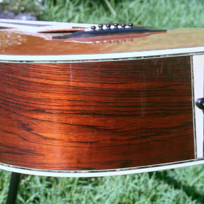 1984 Yairi YW800 B. Rosewood Jacaranda Japan Vintage - Natural+Vintage Hard Case image 16
