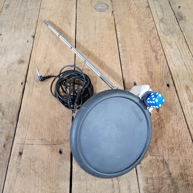 Roland  PD-7 7" with cymbal stand & Cable image 1