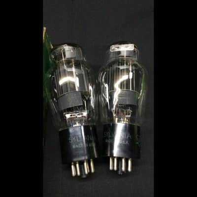 NOS NIB PAIR SYLVANIA 6AS7G Black Plate D Getter Amplifier VACUUM TUBES S.9754 image 2