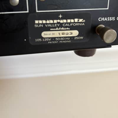 Marantz Model thirty console amp made in usa 1960’s image 11