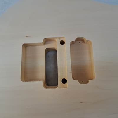 Unfinished Basswood Hxx guitar body - for Fender Strat Stratocaster neck Floyd Rose J2430 image 2