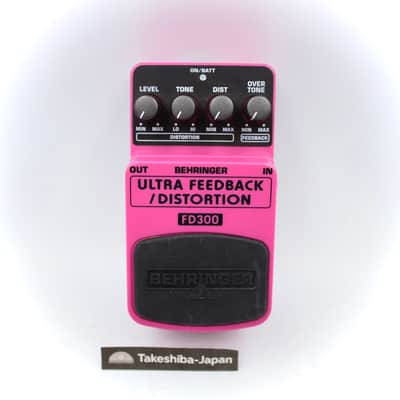 Behringer FD300 Ultra Feedback / Distortion Guitar Effect Pedal S0900316516
