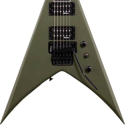 Jackson Dinky Arch Top JS22 Jackson JS Series King V JS32 Electric Guitar, Amaranth Fingerboard Guitar, Matte Army Drab image 2