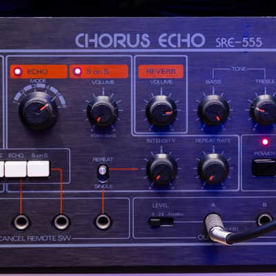 Roland SRE-555 Chorus Echo 1970s - Black