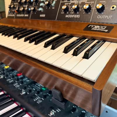 Moog Minimoog Model D Reissue 44-Key Monophonic Synthesizer (2016) 2016 - 2017 - Black / Wood image 12