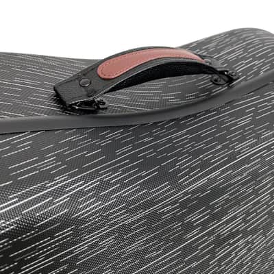 D’Luca Carbon Fiber Cello Case 4/4 Full Size Black image 5