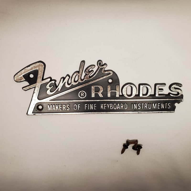 Original vintage Fender Rhodes logo 70's image 1
