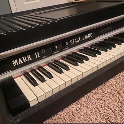 Rhodes Mark II Stage 73-Key Electric Piano 1980 - 1983 - Black Flat Top image 8