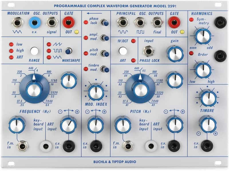 Tiptop Audio Buchla 259t Programmable Complex Waveform Generator Eurorack Module (2-pack) Bundle image 1