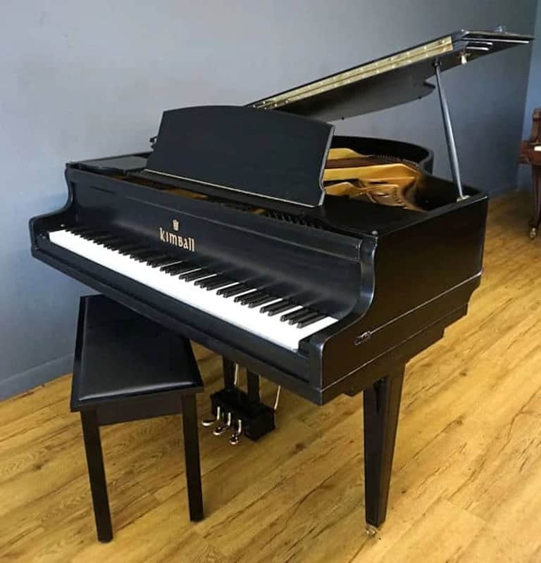 Baby Grand Piano Black Acoustic Free Nationwide Delivery/Setup image 1