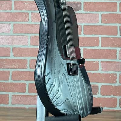 ESP LTD XJ-1B HT Baritone Electric Guitar - Silver Blast image 8