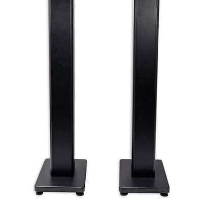 Rockville BluTube Tube Amplifier+5.25" Black Bookshelf Speakers+Black 36" Stands image 12