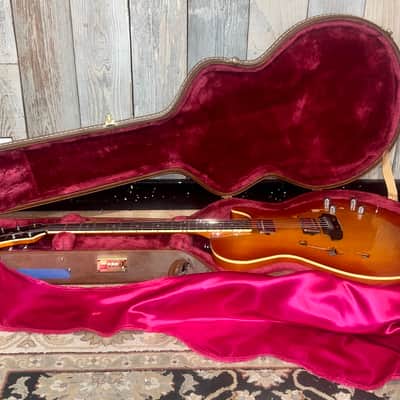 Rare 2002 Bunker BAT 375 Semi Hollow Cutaway Electric Guitar, Amberburst Finish   Pro Setup Includes very Nice Gibson Case ! image 19