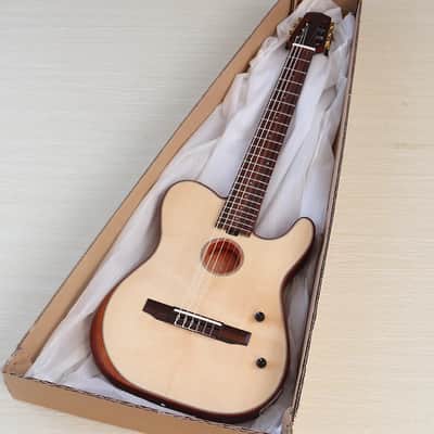 Custom Silent Classical Guitar, Solid Spruce Top Body, Mahogany Neck image 2