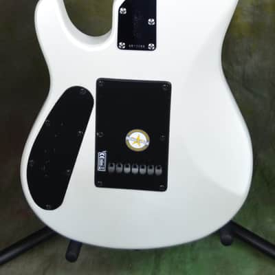 Sterling by Music Man JP70D John Petrucci 7 String Pearl White SBMM Electric Guitar image 7
