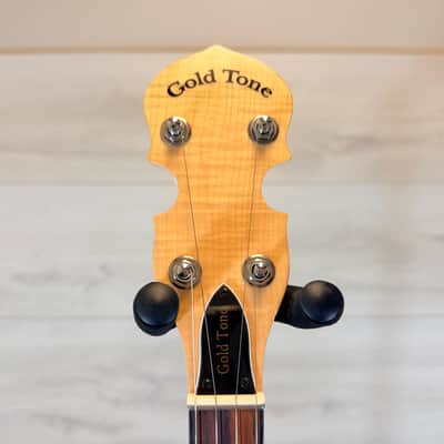 Gold Tone CC-100R Cripple Creek 5-String Open Back Banjo with Rolled Brass Tone Ring image 5