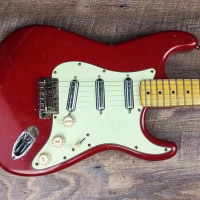 MyDream Partcaster Custom Built - Relic Dakota Red Lipsticks image 3