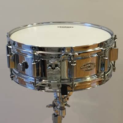 Rogers "Script Logo" SuperTen 5x14" 10-Lug Chrome Over Steel Snare Drum Early 1970s